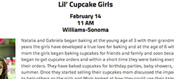 Lil Cupcake Girls at My Central Florida Family event