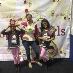 Lil Cupcake Girls with our mom at the 2015 Southern Women's Show
