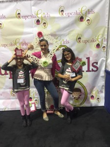 Lil Cupcake Girls with our mom at the 2015 Southern Women's Show